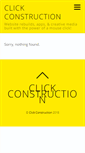 Mobile Screenshot of clickconstruction.com
